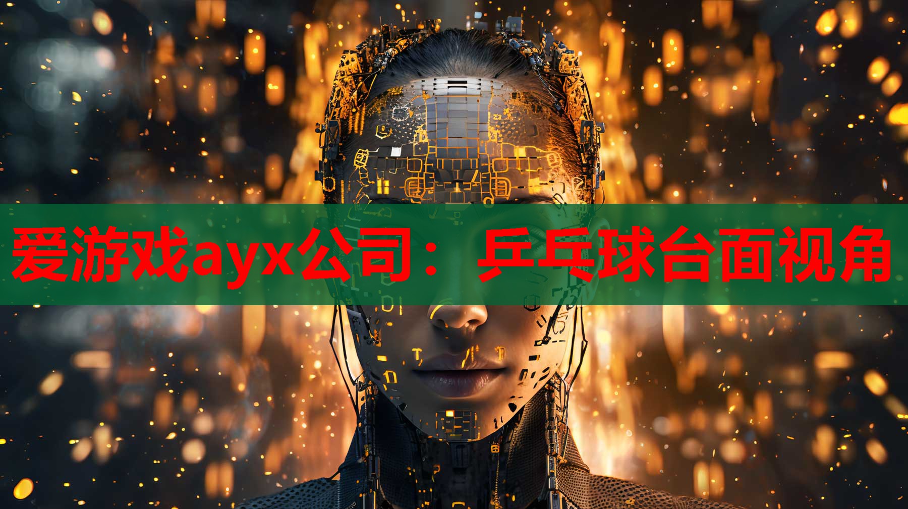爱游戏ayx公司：乒乓球台面视角