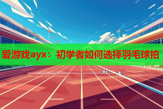 爱游戏ayx：初学者如何选择羽毛球拍
