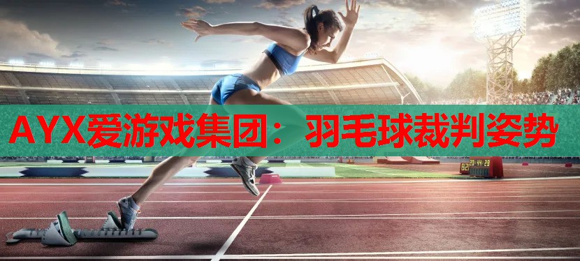 AYX爱游戏集团：羽毛球裁判姿势