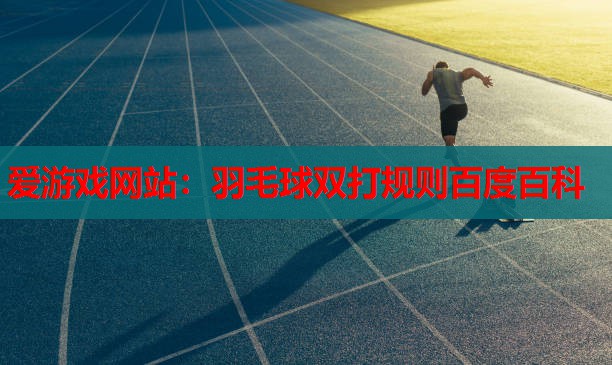 爱游戏网站：羽毛球双打规则百度百科