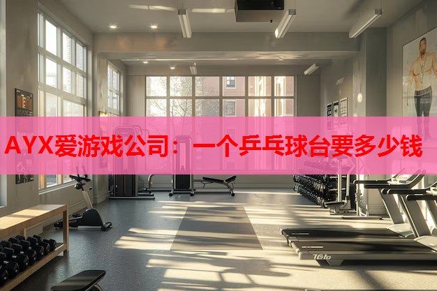 一个乒乓球台要多少钱 一个乒乓球台要多少钱