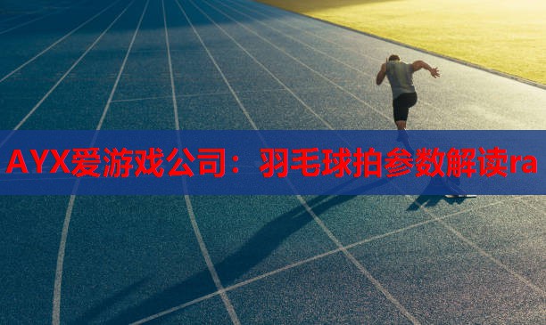 羽毛球拍参数解读ra 羽毛球拍参数解读ra